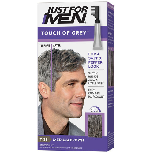 Just For Men - Coloration Cheveux Homme - Gris Châtain - Coloration homme just for men gris