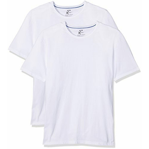 Dim - Pack de 2 T-Shirts Col Rond X-Temp - Thermorégulation Active Blanc / Blanc - Cadeau homme