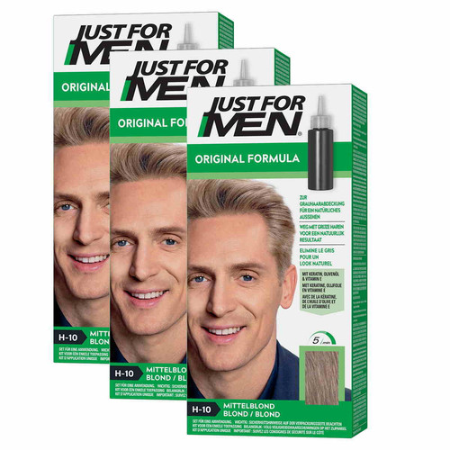 Just For Men - Colorations Cheveux Blond - Pack 3 - Coloration Cheveux HOMME Just For Men