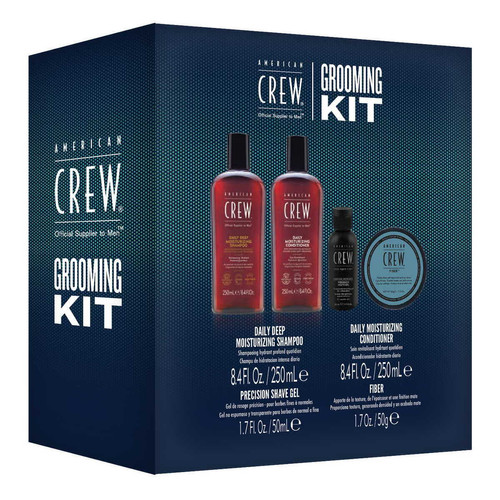 American Crew - Coffret Routine - Soins Homme - Gel & Mousse à Raser HOMME American Crew