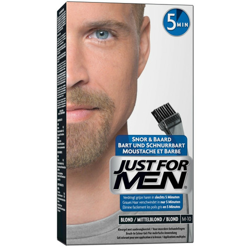 Just For Men - Coloration Barbe Blond - Couleur Naturelle - Entretien de la barbe HOMME Just For Men