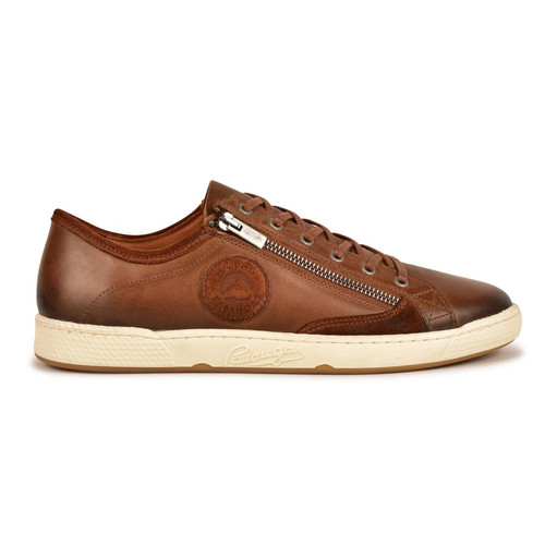 Pataugas - Baskets Basses Cuir Zippées Camel Homme - JAY MULTICOL H4G - Chaussures pataugas
